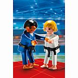2 Judo Competitors