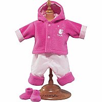 Pink Fleece Set Baby Fash 14"