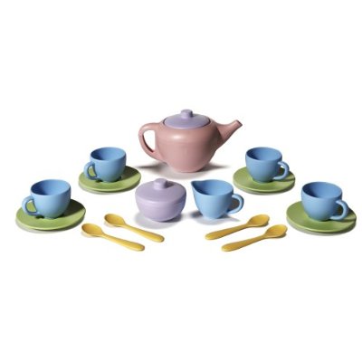 Recycled plastic tea set on sale