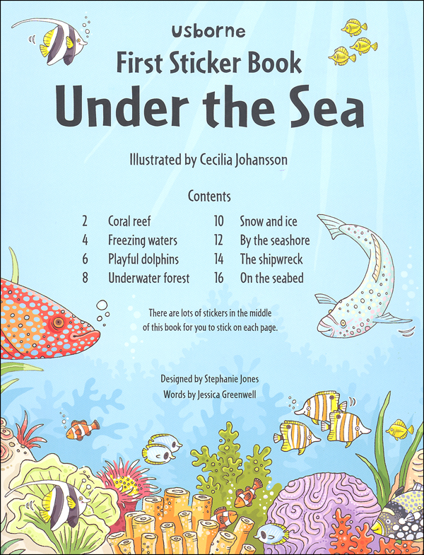 1st Sticker Book Under the Sea on Classic Toys Toydango