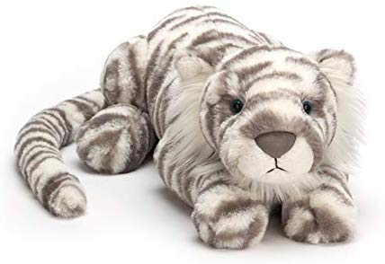 jellycat sacha snow tiger small