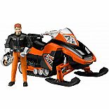 Snowmobile w/ Driver Accessori