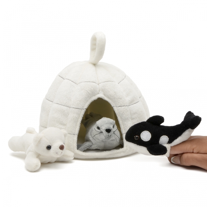 9" Igloo Finger Puppet House on Classic Toys Toydango