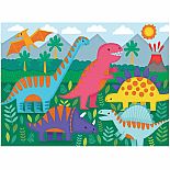 42pc Fuzzy Puzz Dinosaurs