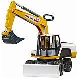 Excavator Yellow/White