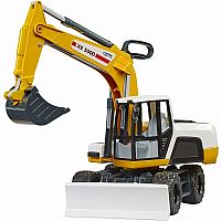 Excavator Yellow/White
