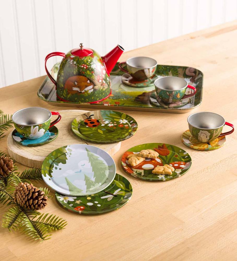 tin tea set safe to drink from
