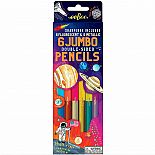 6 Dbl-Sided Jmbo Pencils Solar