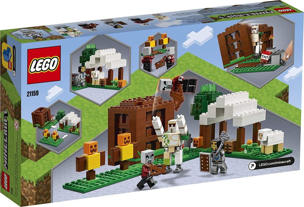 Lego minecraft 2025 pillager sets