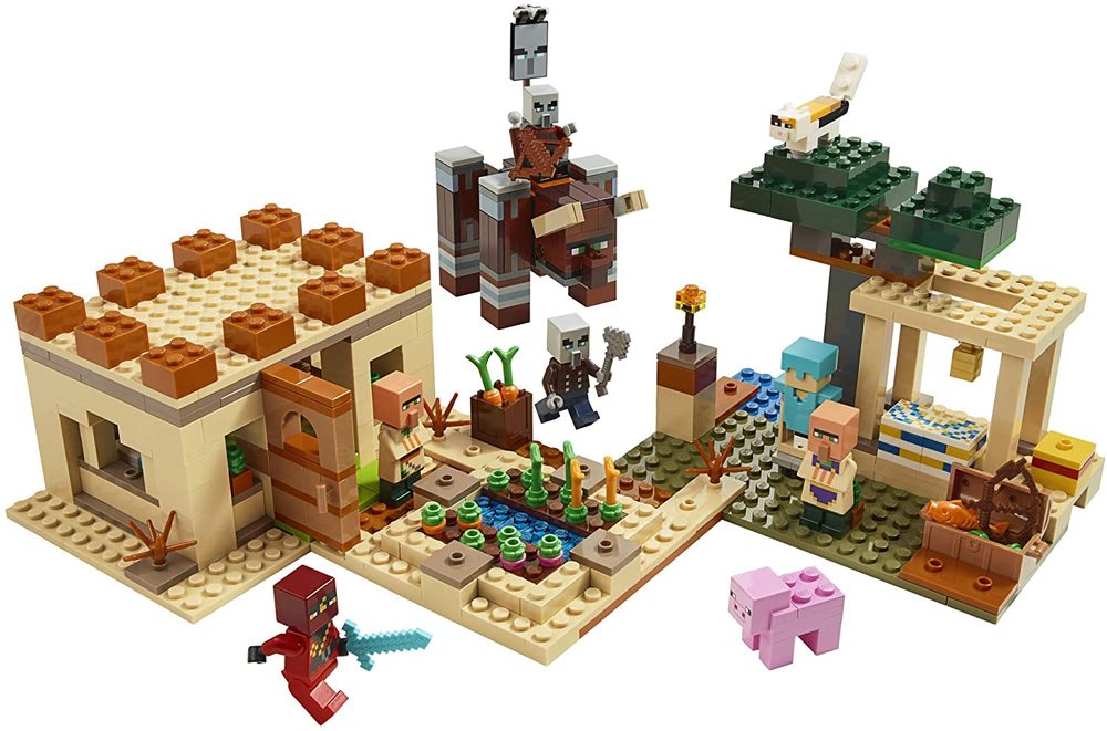 Minecraft The Illager Raid on Classic Toys Toydango