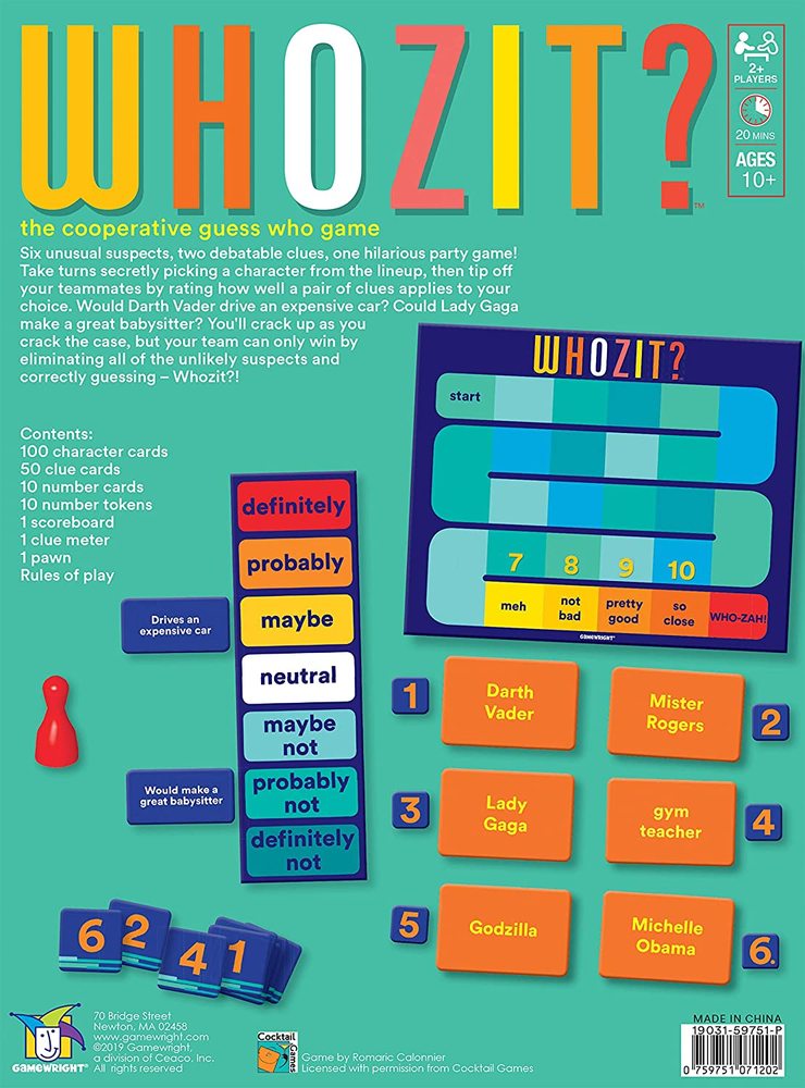 Whozit? on Classic Toys Toydango