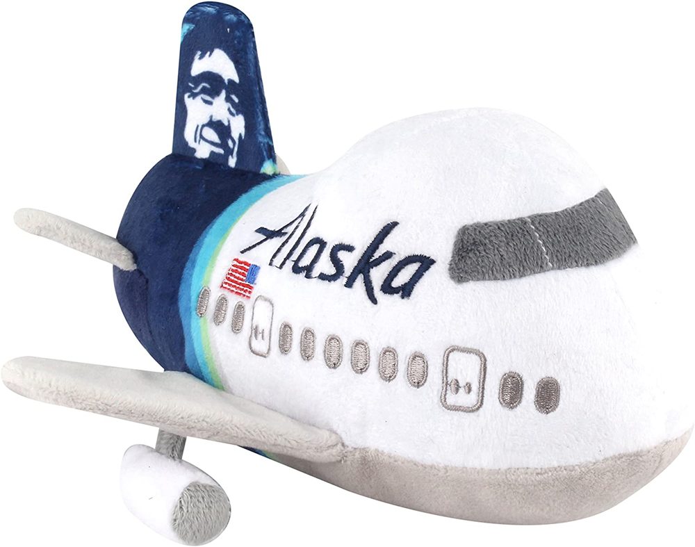 Alaska Airlines Plush Airplane on Classic Toys Toydango