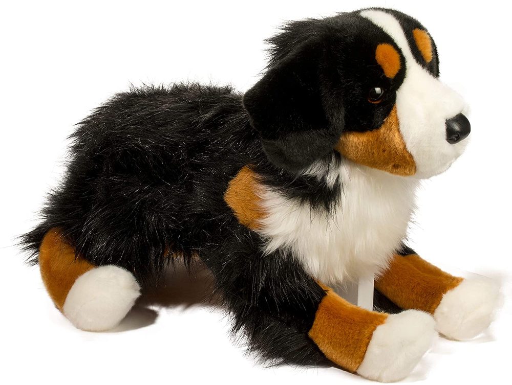 Bernese mountain top dog stuffed animal