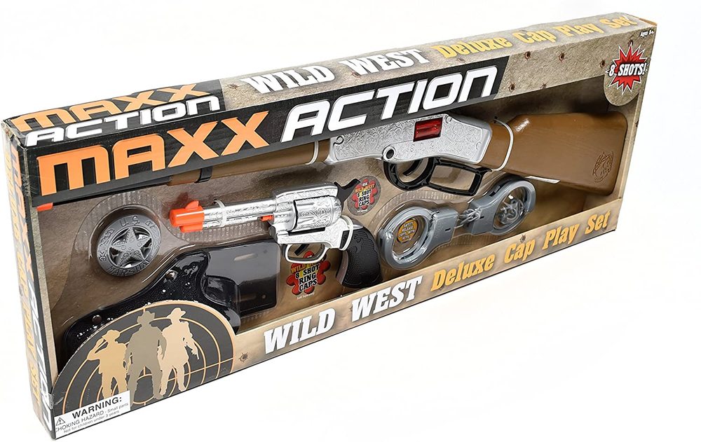 Maxx Action Deluxe Cap Playset