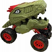 Pull Back 4 Wheel Dinosaur Tru