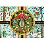 500pc Christmas Songbirds