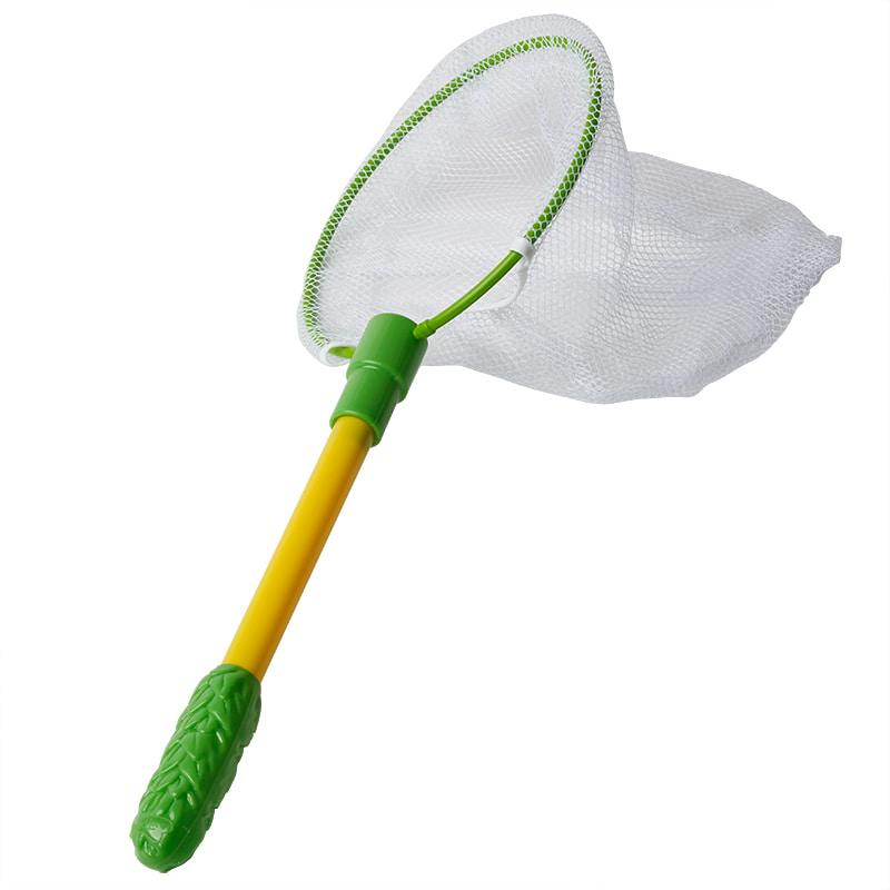 Extendable Nylon Insect Net, Telescopic Butterfly Net, Bug Catcher Nets  Fishing Tool for Kids Toy 