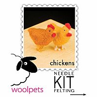 Chickens Needle Felting Kit