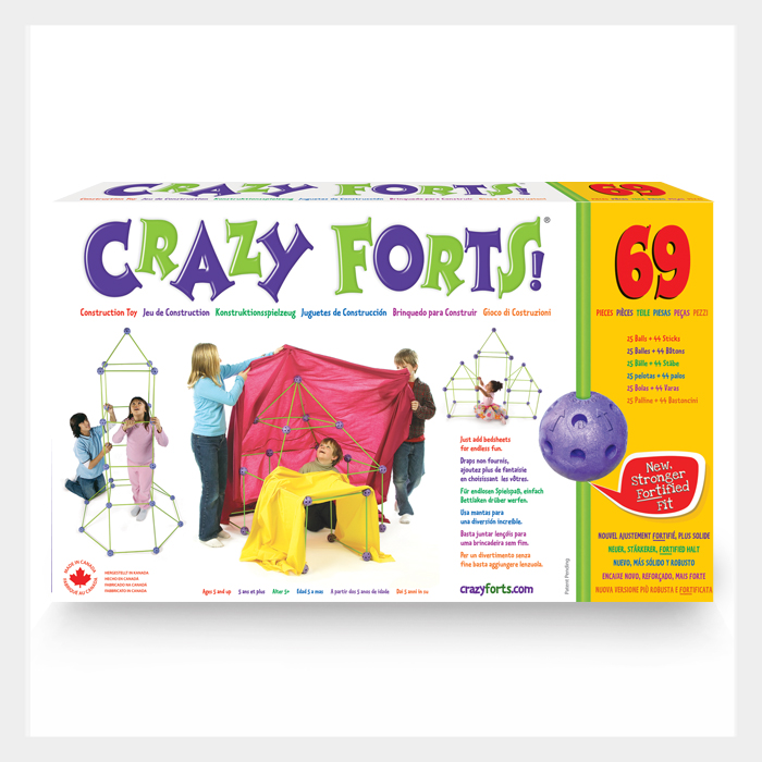 Purple for sale online Crazy Forts CF1 69 Pieces Construction Toy 