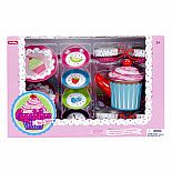 Cupcakes Tin Tea Set