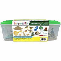 Sensory Bin Dinosaur Dig