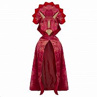 Triceratops Hooded Cape, Red